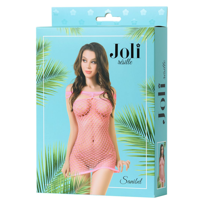 Платье-сетка Joli Sanibel, розовый