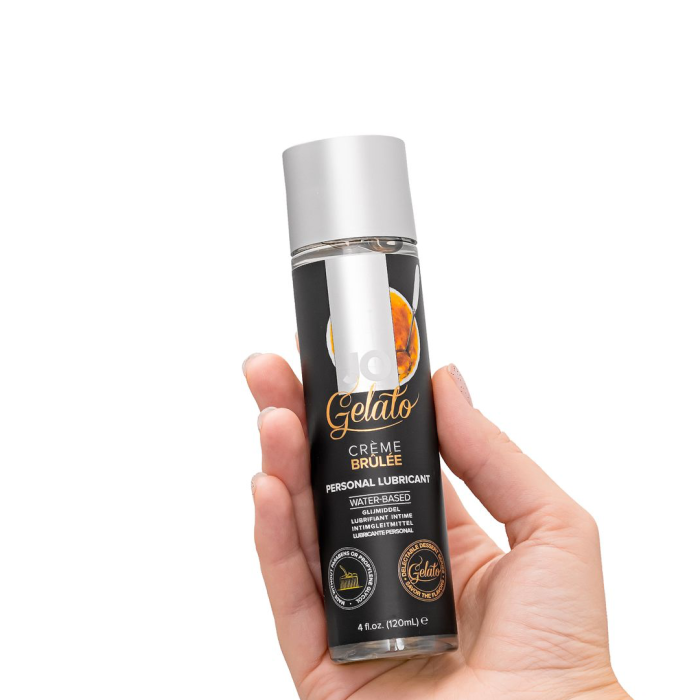 Съедобный лубрикант на водной основе JO Gelato Creme Brulee, со вкусом Крем Брюле, 120 мл