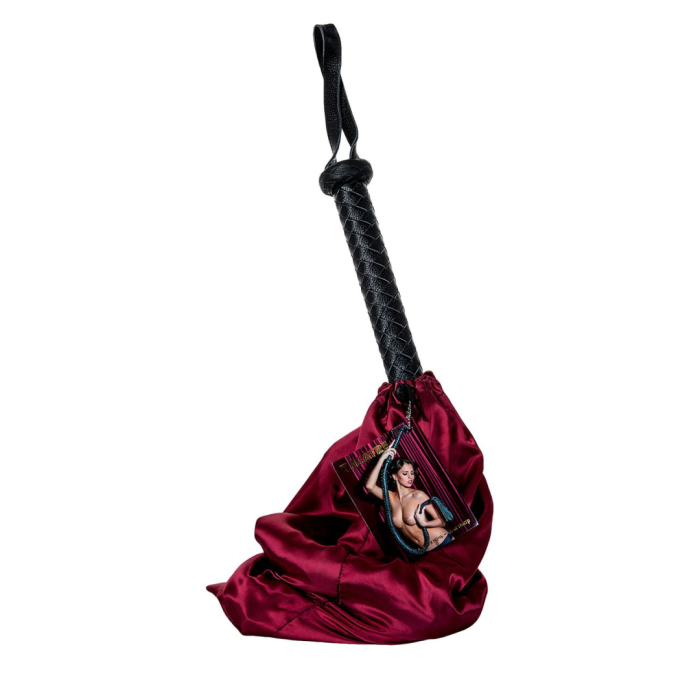 Кнут Плеть TOYFA Theatre кожа, cерый, 1,75 м