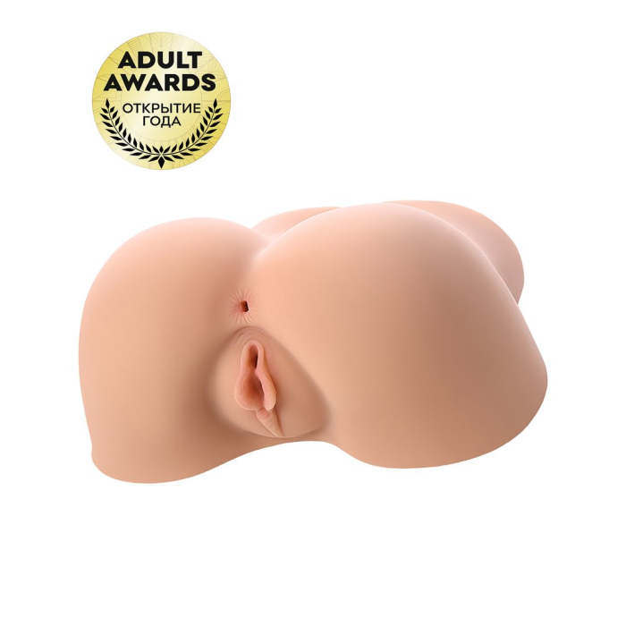 Мастурбатор реалистичный KOKOS Olivia с вибрацией и ротацией, TPR, телесный, 26 см