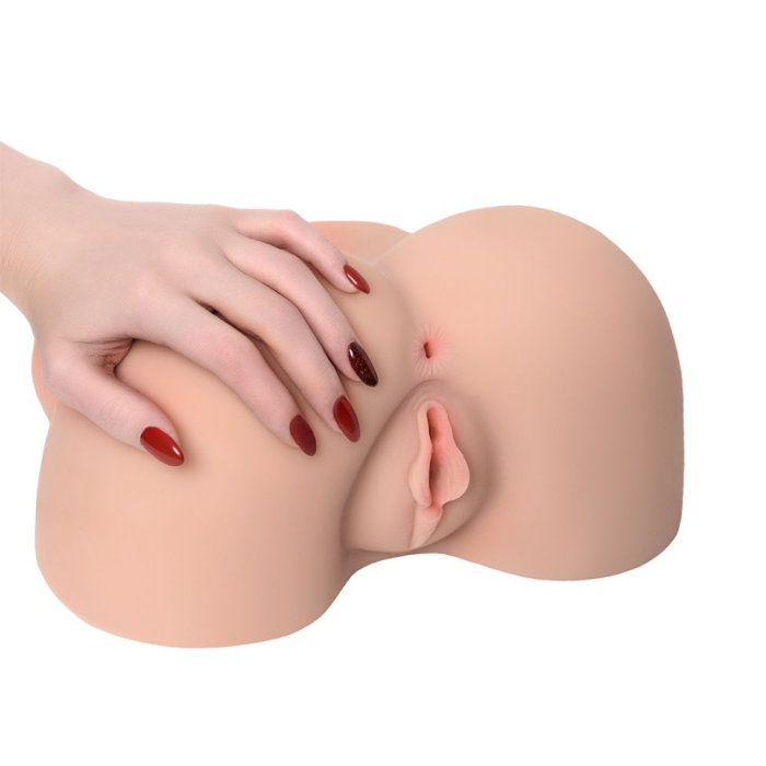 Мастурбатор реалистичный KOKOS Olivia с вибрацией и ротацией, TPR, телесный, 26 см