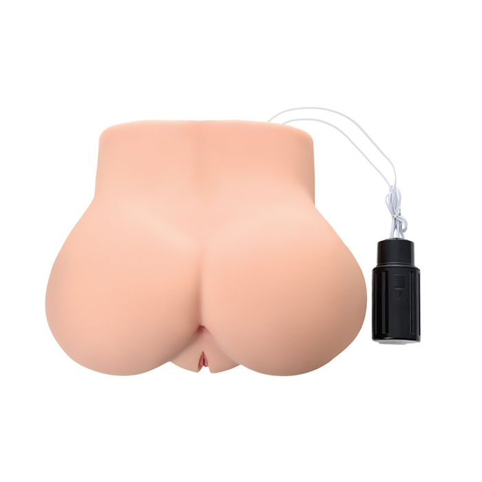 Мастурбатор реалистичный KOKOS Alice с вибрацией и ротацией, TPR, телесный, 30 см