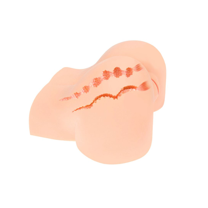 Мастурбатор реалистичный KOKOS Alice с вибрацией и ротацией, TPR, телесный, 30 см