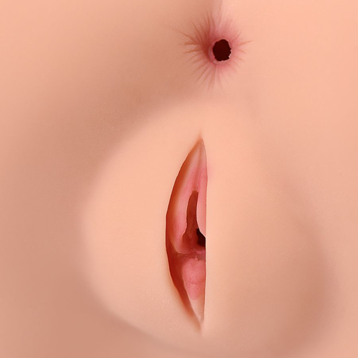 Мастурбатор реалистичный KOKOS Alice с вибрацией и ротацией, TPR, телесный, 30 см