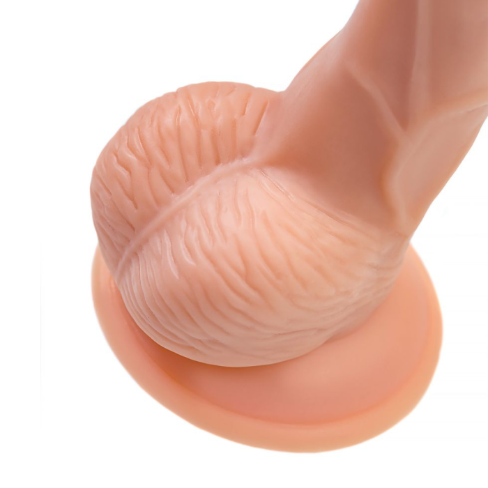 Реалистичный фаллоимитатор RealStick Nude Rolo, PVC, телесный, 17 см