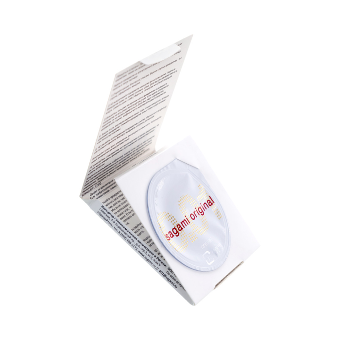 Презервативы Sagami, original 0.01, полиуретан, 17 см, 5,5 см, 1 шт.
