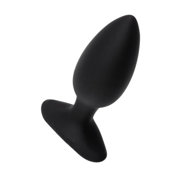 Анальная втулка LOVENSE Hush 2 (S), силикон, черная, 12,1 см, Ø 3,8 см