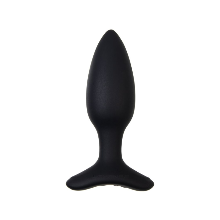Анальная втулка LOVENSE Hush 2 (S), силикон, черная, 12,1 см, Ø 3,8 см