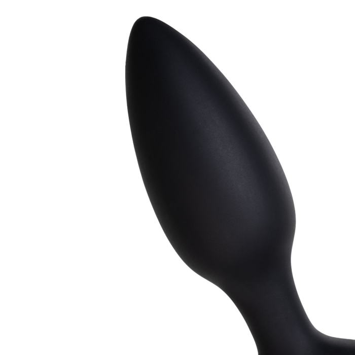 Анальная втулка LOVENSE Hush 2 (S), силикон, черная, 12,1 см, Ø 3,8 см