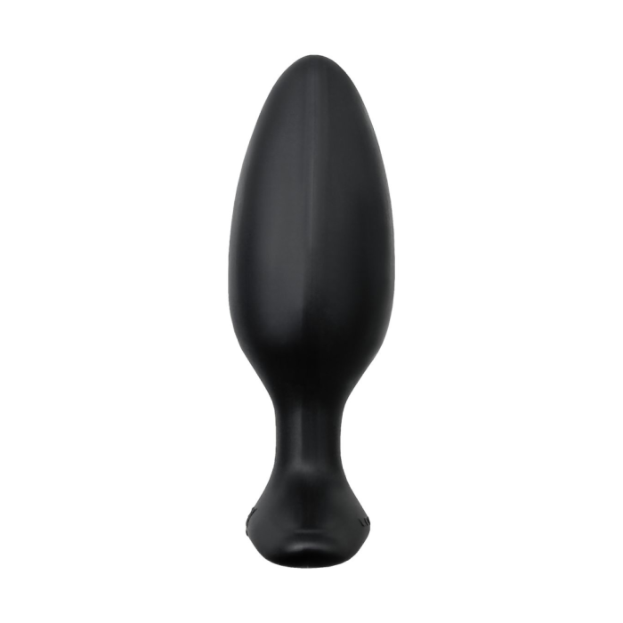 Анальная втулка LOVENSE Hush 2 (M), силикон, черная, 13,5 см, Ø 4,4 см
