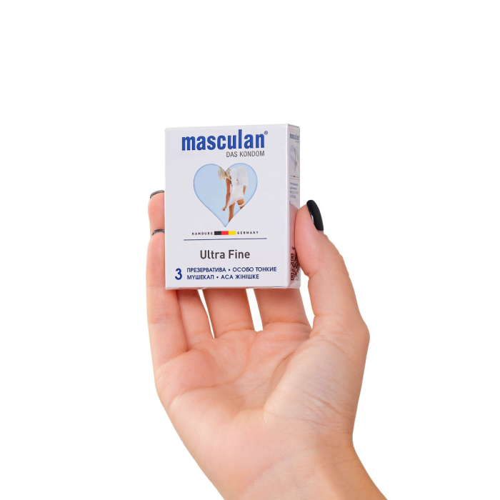 Презервативы Masculan, ultra 2, особо тонкие, 19 см, 5,3 см, 3 шт.( Ultra Fine № 3)