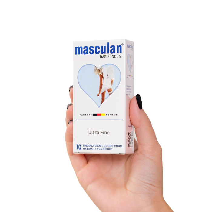 Презервативы Masculan, ultra 2, особо тонкие, 19 см, 5,3 см, 10 шт. ( Ultra Fine № 10)