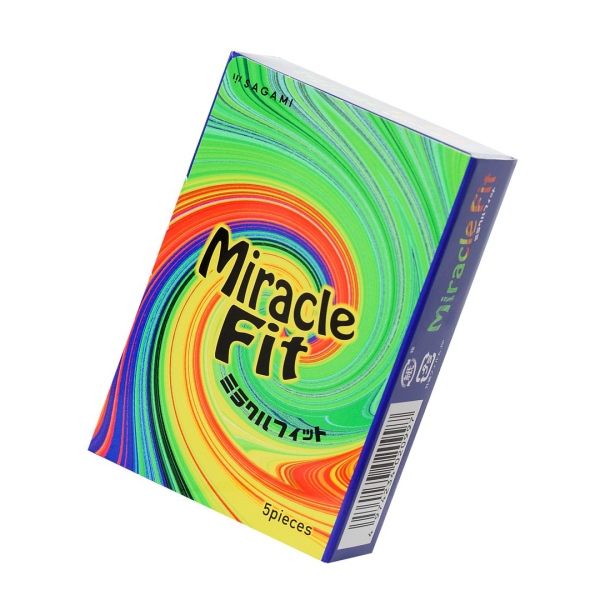 Презервативы Sagami, miracle fit, латекс, 18,5 см, 5,2 см, 5 шт.